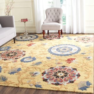 Blossom Gold/Multi 5 ft. x 8 ft. Floral Area Rug