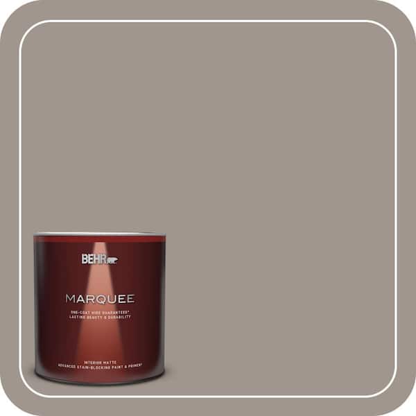 BEHR MARQUEE 1 qt. #PPF-31 Pebbled Path Matte Interior Paint & Primer
