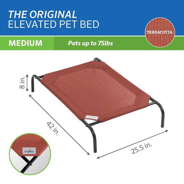 coolaroo medium dog bed