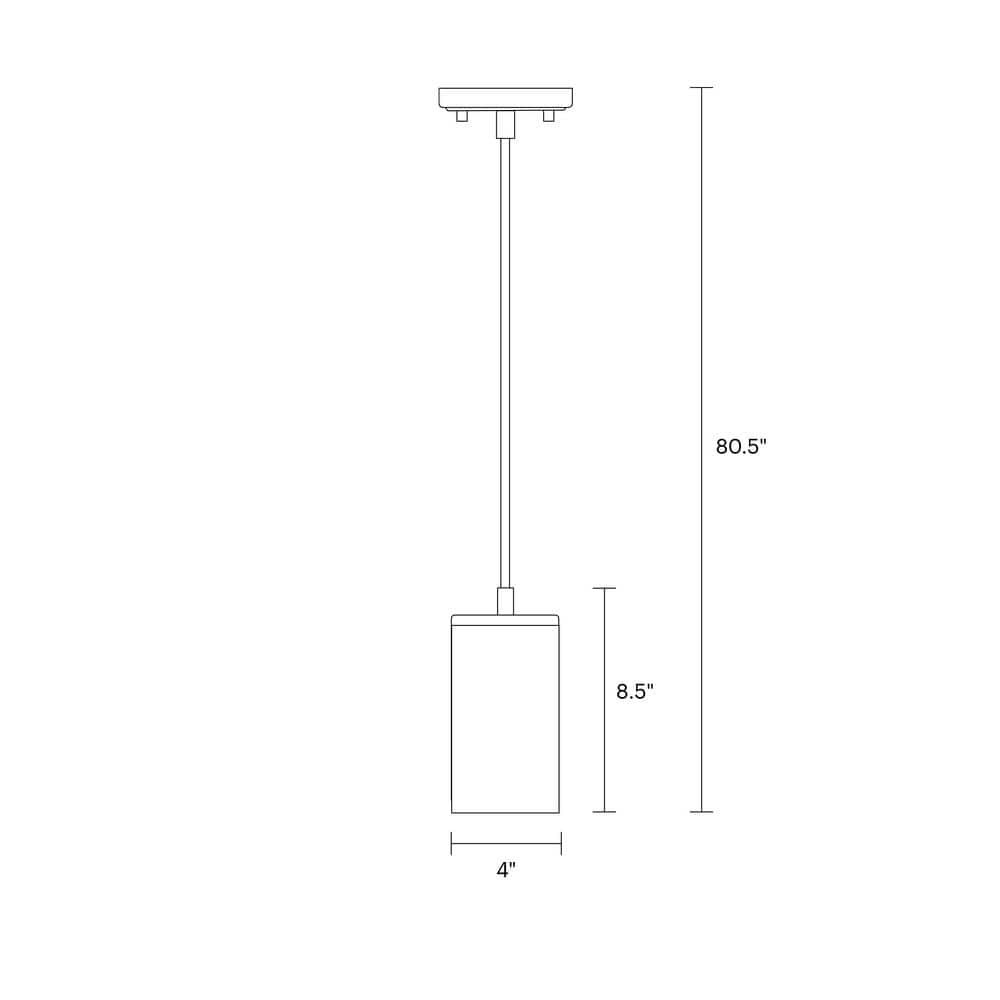Zire Mini 4" Satin Brass Indoor/Outdoor Pendant Light