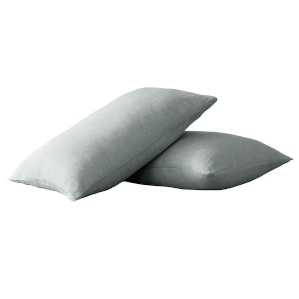 Blue Linen King Pillowcase (Set of 2)