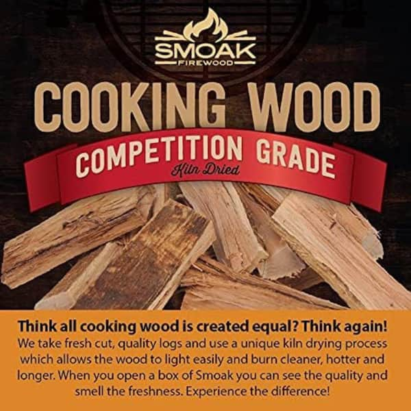 Smoak Firewood Kiln Dried Cooking Grade 16 inch Wood Logs, White Oak, 60-70 lbs at VMinnovations