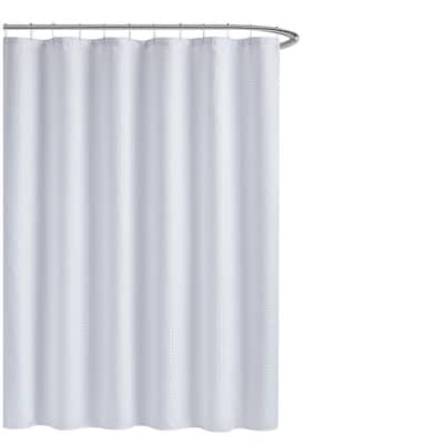 Solid White Shower Curtains, Shower Curtain Clips Home Depot