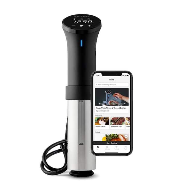 ANOVA Precision Cooker (WiFi) Black and Silver Sous Vide with Anova App  AN500-US00 - The Home Depot