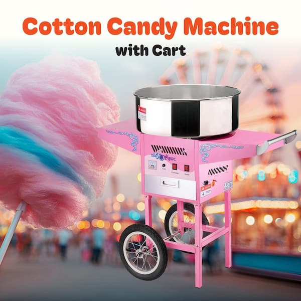 GREAT NORTHERN Vortex Commercial Pink Cotton Candy Machine and