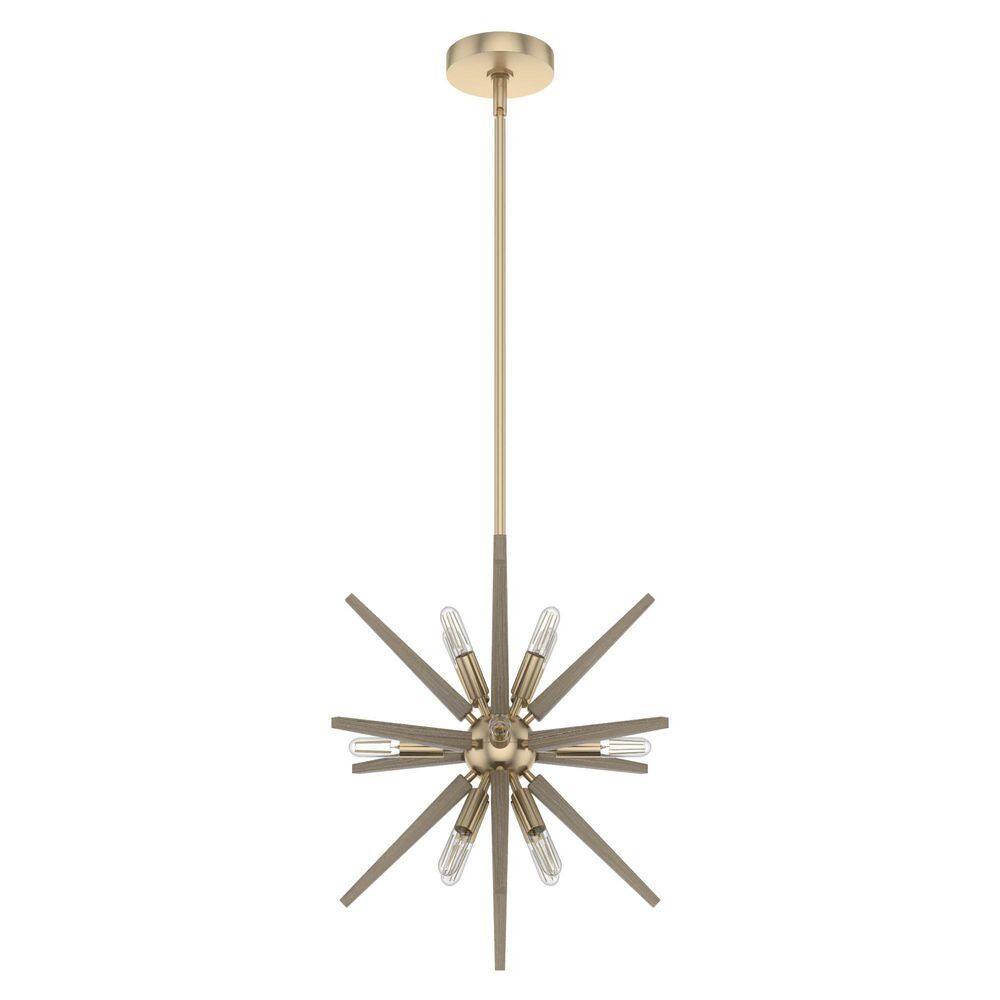 Alturas Gold Medium Aluminum Sputnik Pendant Light Fixture