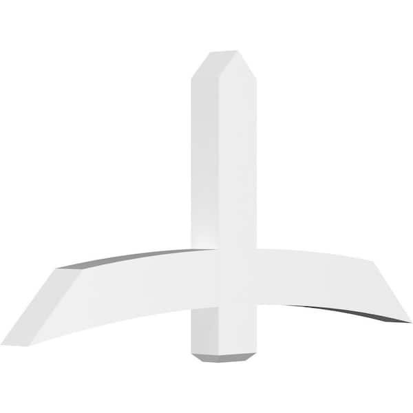 Ekena Millwork Bellingham 60 in. W x 30 in. H x 4 in. D Signature Polyurethane Bracket