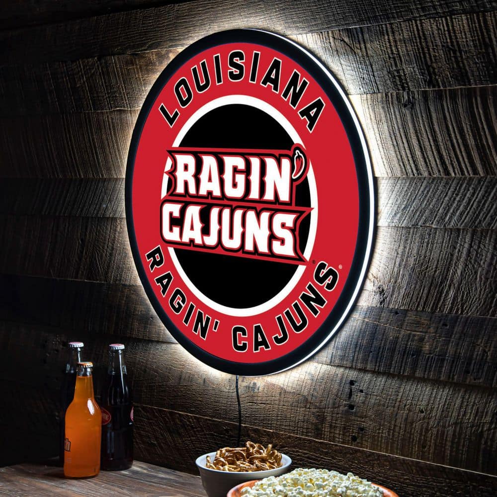 Evergreen University of LouisianaLafayette Round 23 in. Plugin LED