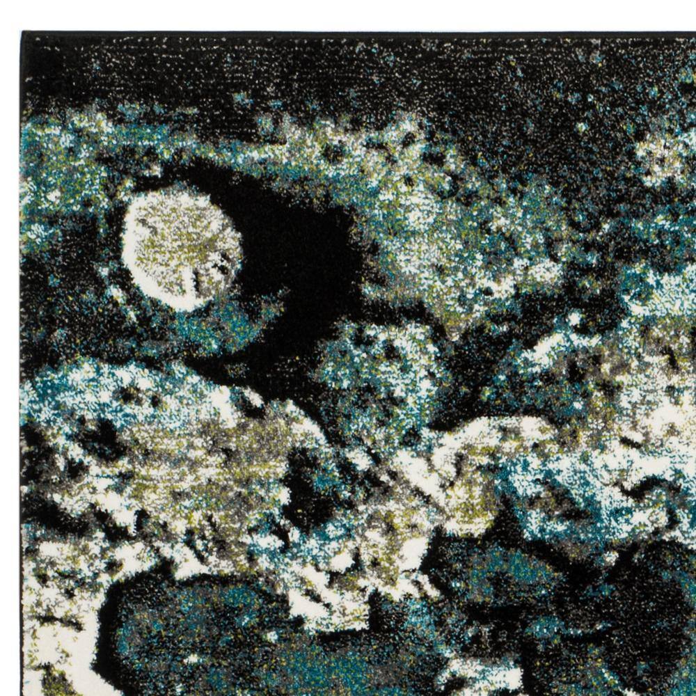 Safavieh Glacier Blue Multi Abstract Square Area Rug