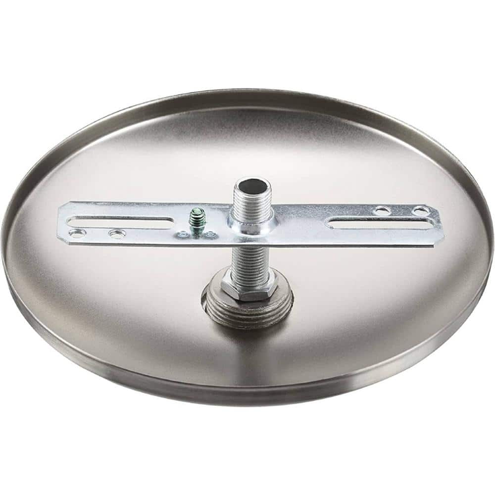 Brushed Nickel Contemporary Chandelier Fixture Canopy Kit, 5" Diameter