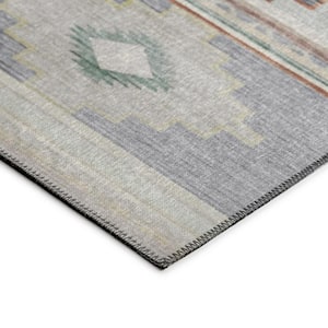 Sonora Ivory 9 ft. x 12 ft. Geometric Indoor/Outdoor Area Rug