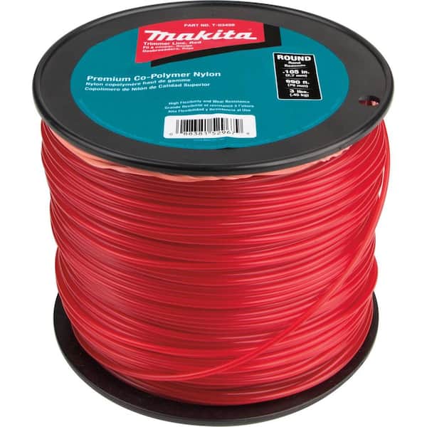 Makita 3 lbs. 0.105 x 690 Round Trimmer Line in Red