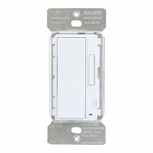 HALO Home In-Wall Bluetooth Smart Dimmer for Use with All Bulb Types, White