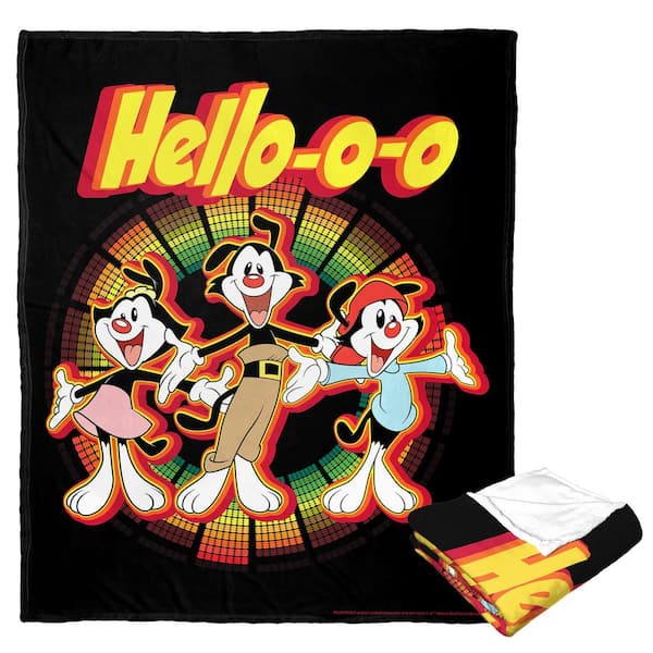 THE NORTHWEST GROUP Animaniacs Hellooo Silk Touch Multi-Colored Throw Blanket
