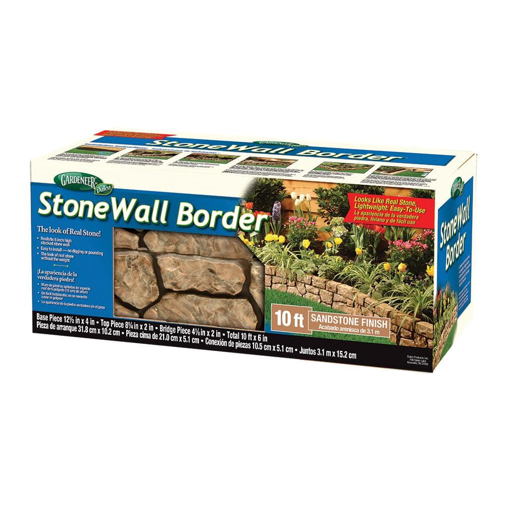 UPC 016069003906 product image for StoneWall Border - 10 ft. x 6 in. Tan No-Dig DIY Garden and Landscape Edging | upcitemdb.com