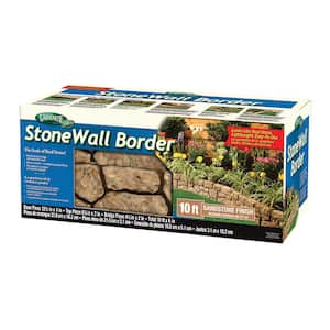 Dalen Products 6 in. x 10 ft. Tan Stone Wall Border