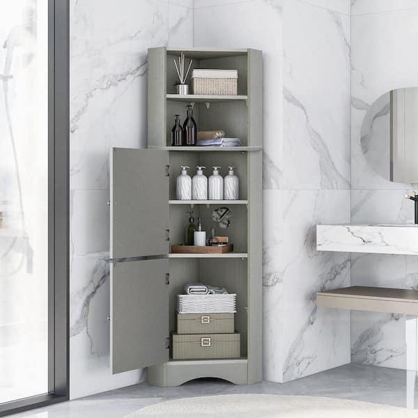 Adrinfly 15 W x 15 D x 61 H Storage Tall Corner