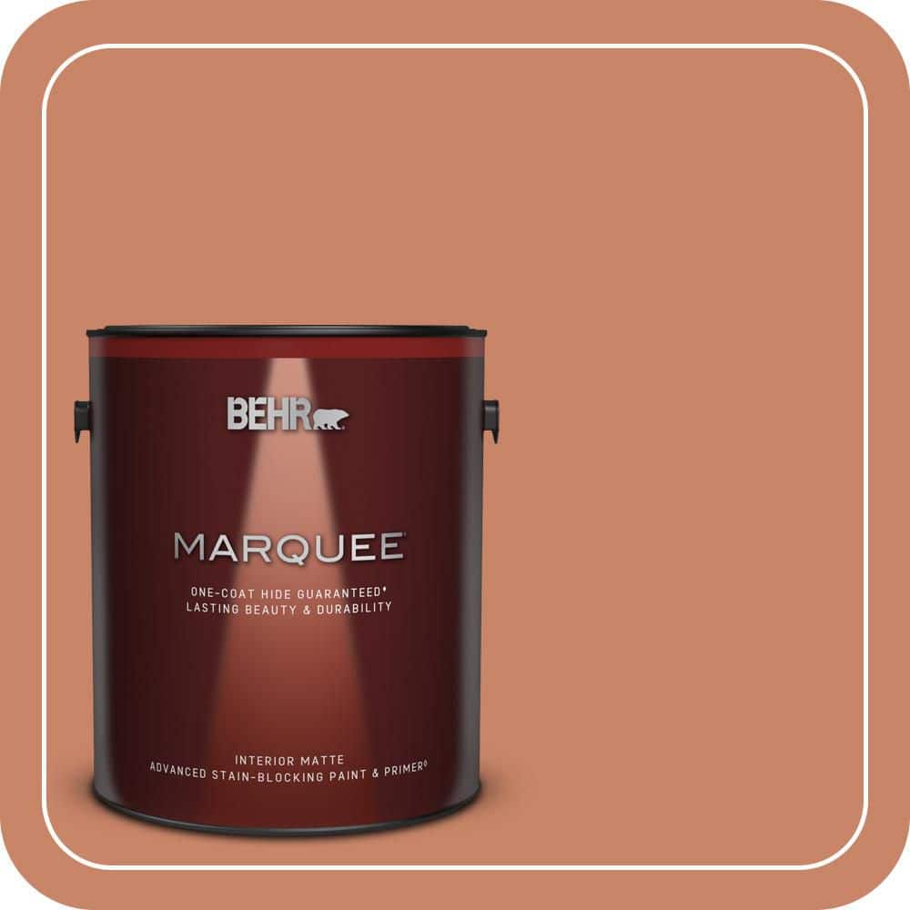 1 gal. #MQ4-39 Cabana Melon One-Coat Hide Matte Interior Paint & Primer price history on PriceWatchPro
