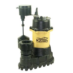 1/2 HP Submersible Sump Pump with Vertical Switch