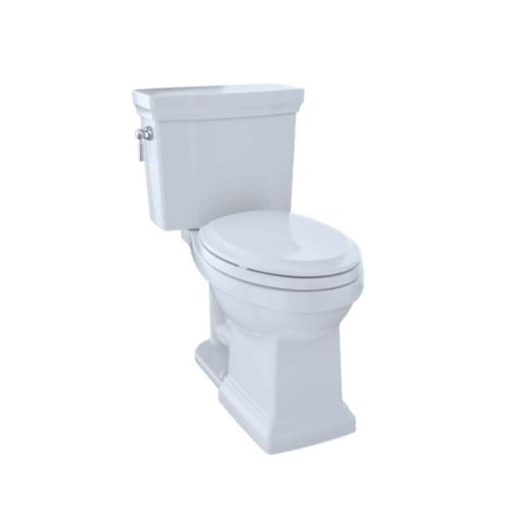Toto MS404124CEFG#01 Promenade II 1.28 GPF (Water Efficient) Elongated Two-Piece Toilet (Seat Included)