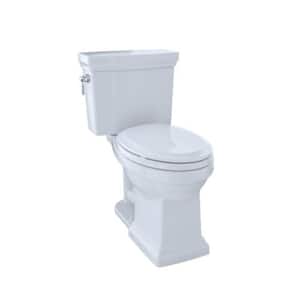 Promenade II 12 in. Rough In Two-Piece 1.28 GPF Single Flush Elongated Toilet in Cotton White, SoftClose Seat Included