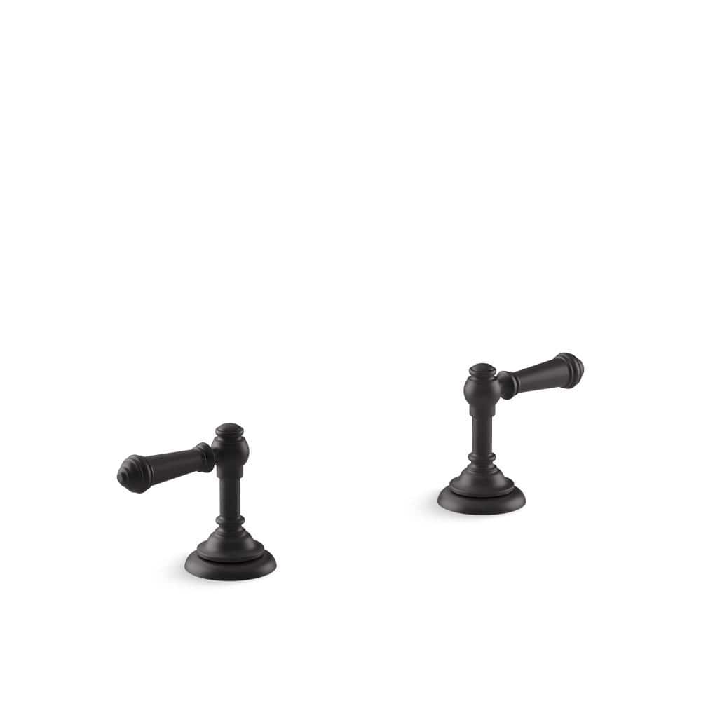KOHLER Artifacts Double Handle Deck-Mount Bath Faucet Handle Trim with ...