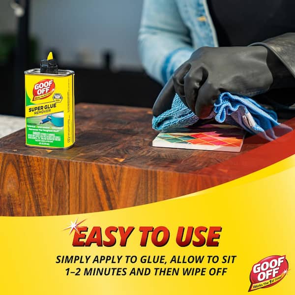 Goof Off 4 oz. Super Glue Remover FG678 - The Home Depot