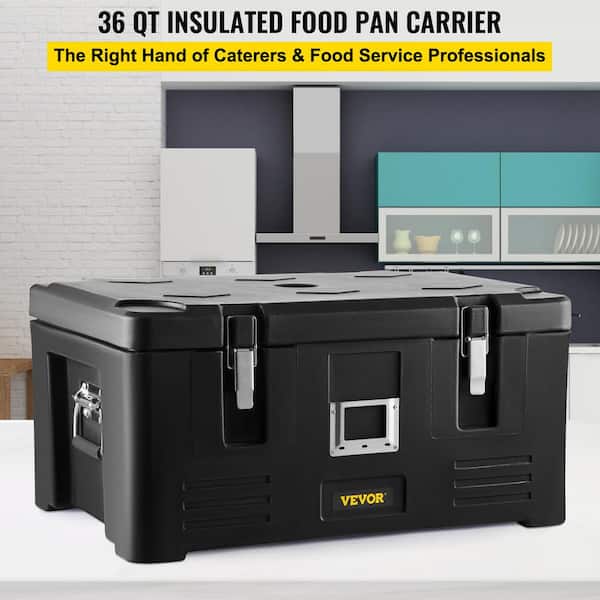 VEVOR Insulated Food Pan Carrier 109 Qt Hot Box for Catering