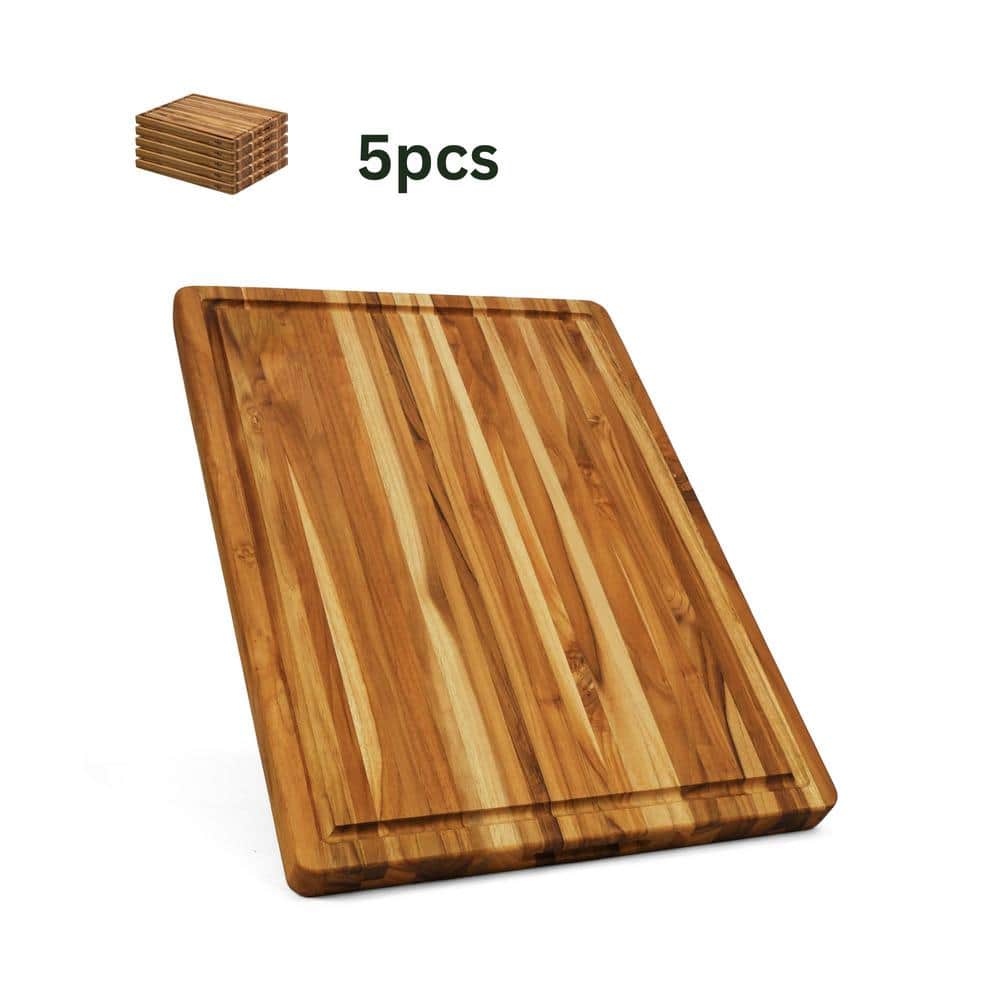 Color of the face home (17X12, 12X10, 12X7 Inch) Wood Cutting Boards Set Of  3 For Kitchen, Thick Chopping Board, Large Wooden Cutting Board Set With  Deep Juice Groove And Handles, Wooden