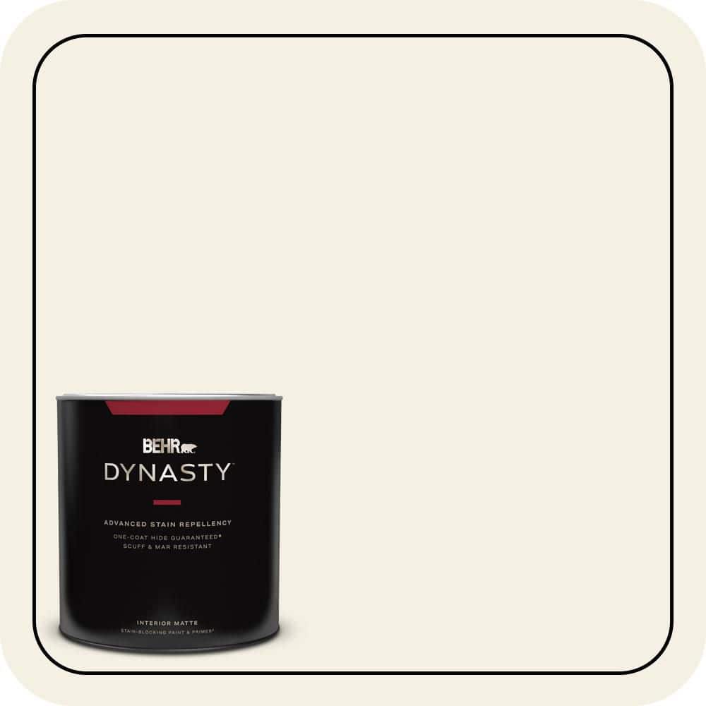 1 qt. #BXC-01 Resort White Matte Interior Stain-Blocking Paint and Primer product image for price tracking