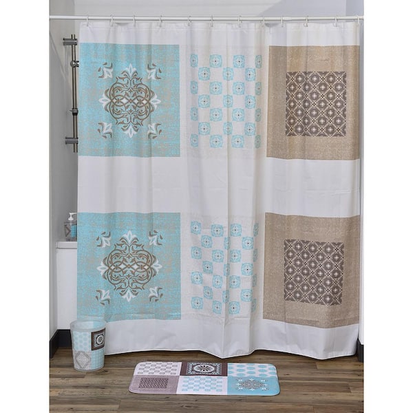 71 In X Faience Collection, Forest Peva Shower Curtain