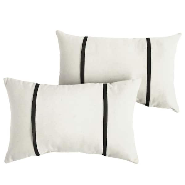 Ivory outdoor pillows best sale