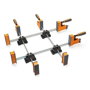 Bora 50 Parallel Clamp Set, 2 Pack of Woodworking Clamps with Rock-Solid,  Even Pressure, 571150T 