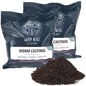 6 qts. Worm Nerd Organic Chemical-Free Compost Worm Castings