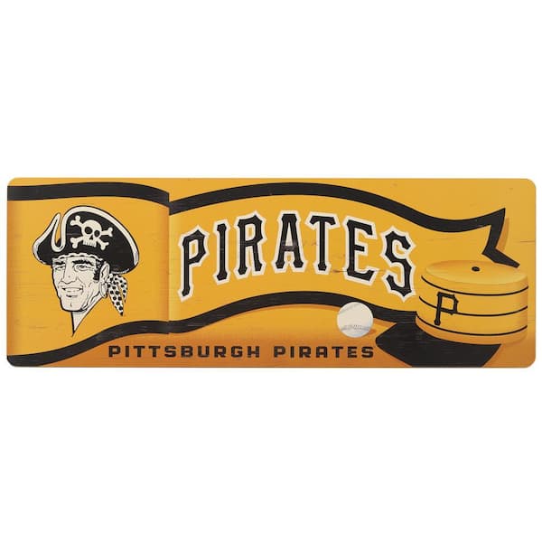 Open Road Brands Pittsburgh Pirates MDF Wood Wall Art