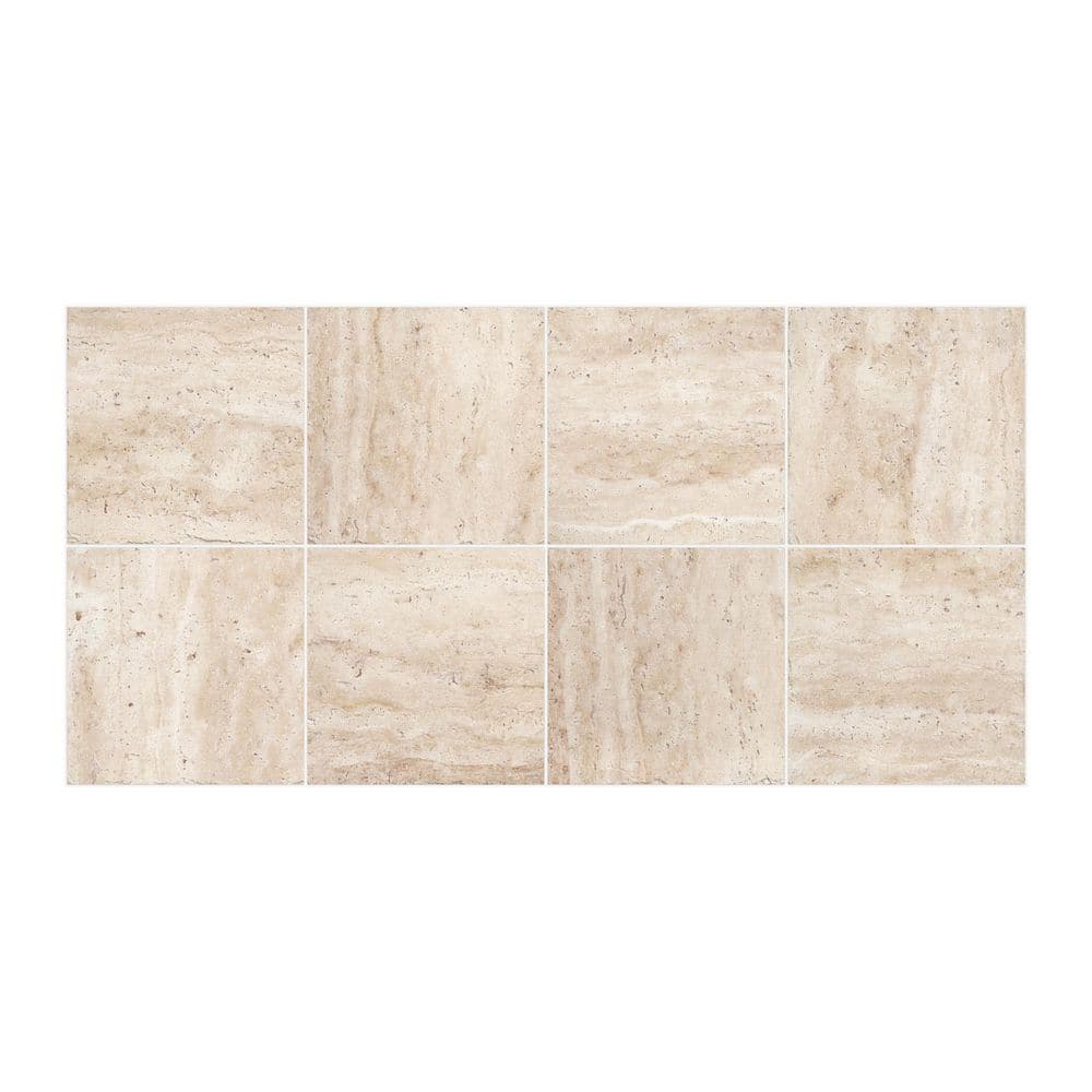 0.12 in. x 0.8 ft. x 1.6 ft. Beige Clay Composite Flexible Stone Travertine Wall Tile Decorative Wall Paneling (10-Pack) price history on PriceWatchPro