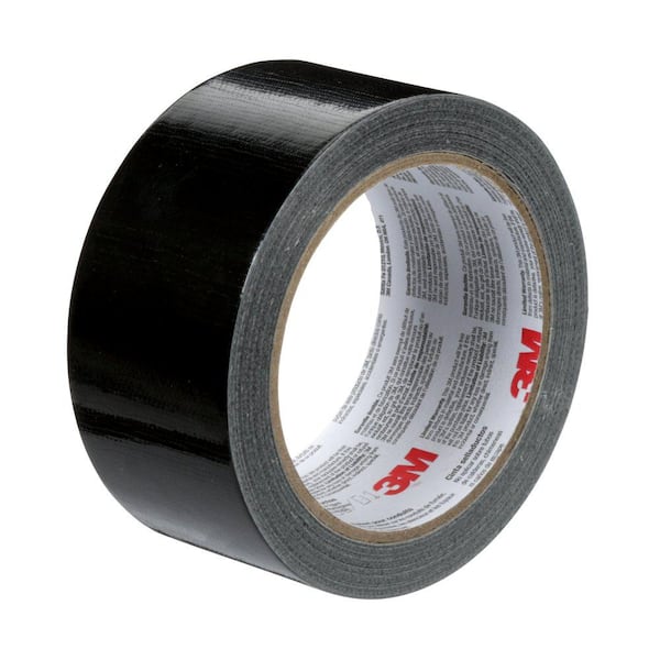 3M 1.88 in. x 55 yds. Black Duct Tape 3955-BK - The Home Depot