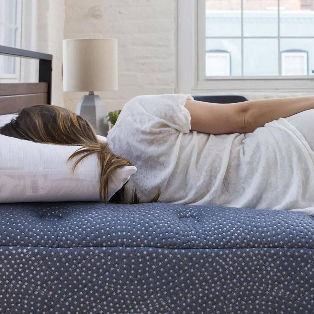Twin XL Blue Gel Memory Foam Innerspring Adjustable Bed