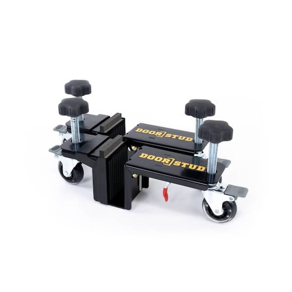 Pro Steel Door Installation Tool 300 lbs. Capacity Infinite Spacer, Vertically Adjustable, for Pre Hung and Slab Doors