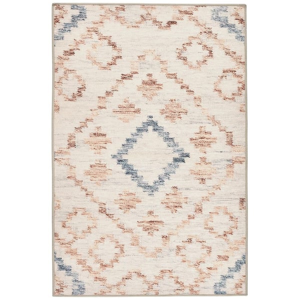Jelly Roll Machine Washable Sky 5 ft. x 8 ft. Indoor Area Rug