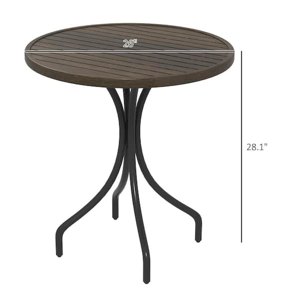 Galvanized outdoor side table hotsell