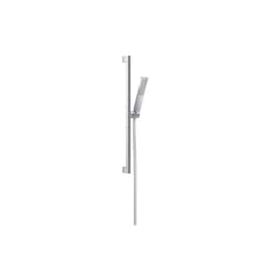Pulsify E 1-Spray Wall Bar Shower Set with QuickClean in Chrome