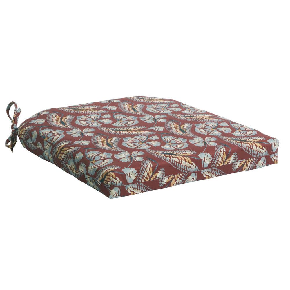 Hampton Bay 20 in. W x 20 in. D Square Outdoor Patio Seat Pad