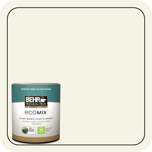 1 qt. #BWC-04 Beach House Semi-Gloss Enamel EcoMix Plant-Based Interior Paint & Primer