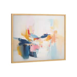 Gallery Elegant Coastal Beach Abstract by the Creative Bunch Studio Gold Framed Art Print 20 in. x 16 in.