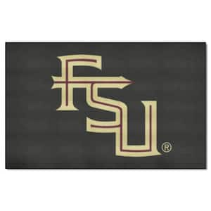 Florida State Seminoles Black 5 ft. x 8 ft. Ulti-Mat Area Rug