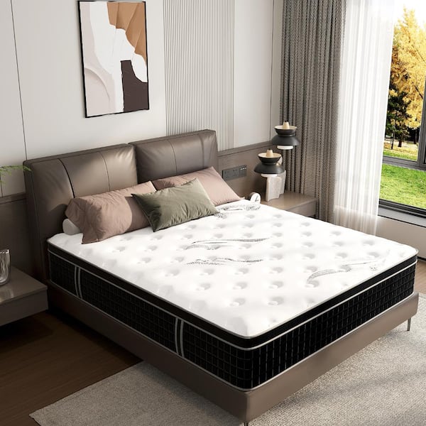 Twin Medium Memory Foam 12 in. Hybrid Mattress Bed-in-a-Box Mattresses, CertiPUR-US Certified
