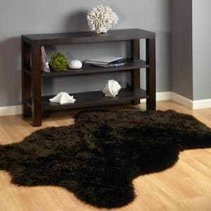 Brown 5 ft. x 7 ft. Made in France Faux Fur Luxuriously Soft and Eco Friendly Area Rug Bear Pelt