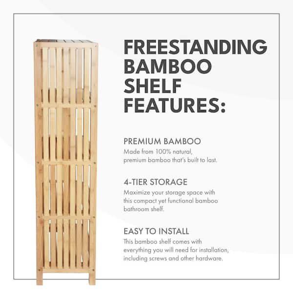 TOILETTREE Deluxe 14 in. x 10 in. x 43 in. Freestanding Bathroom
