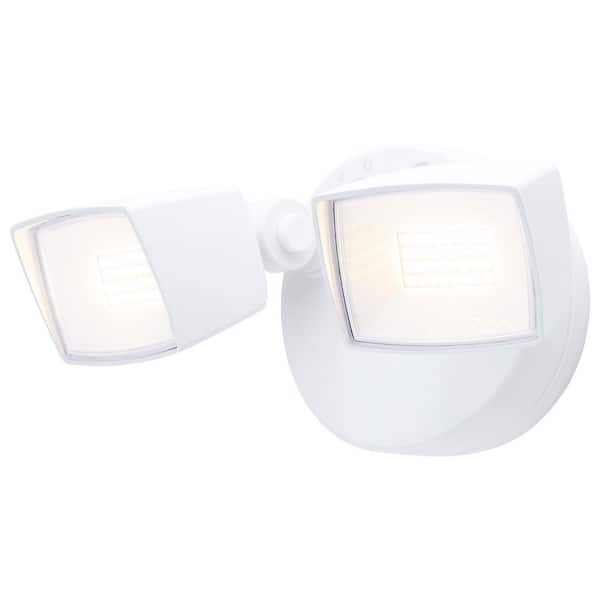 125-Watt Equivalent 3352 Lumen 103°  White Dusk to Dawn Integrated LED Flood Light, CCT Selectable